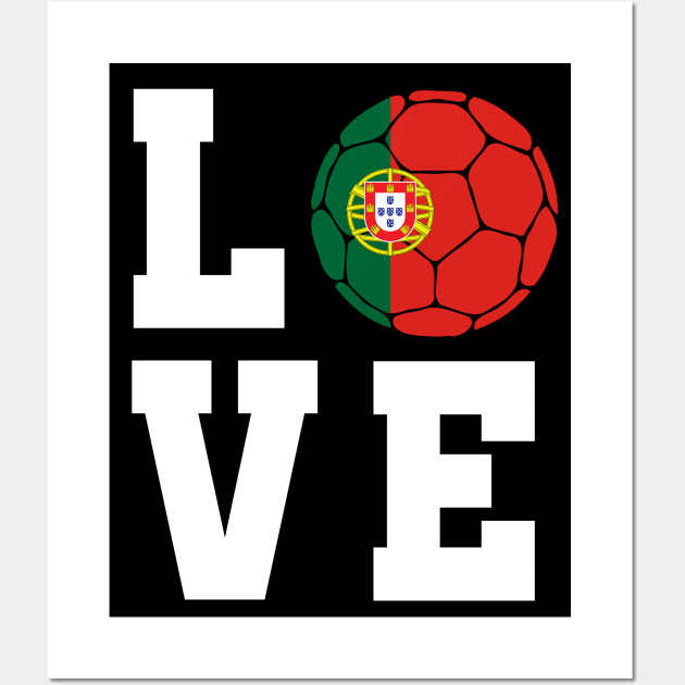 Portugal World Cup 2022 Wall Art by footballomatic